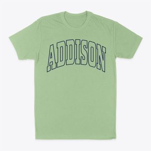 Addison Vermont Trendy Block Classic Dad T-Shirt