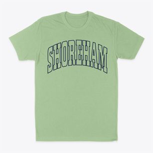 Shoreham Vermont Trendy Block Classic Dad T-Shirt