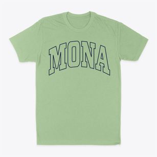 Mona Iowa Trendy Block Classic Dad T-Shirt