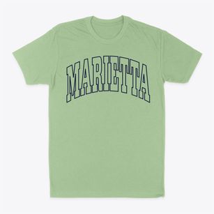 Marietta Ohio Trendy Block Classic Dad T-Shirt