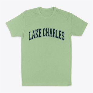 Lake Charles Louisiana Varsity Classic Dad T-Shirt