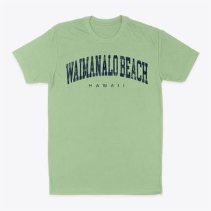 Waimanalo Beach Hawaii Urban Vibe Classic Dad T-Shirt