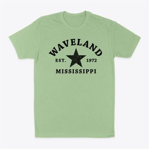 Waveland Mississippi Star Classic Dad T-Shirt