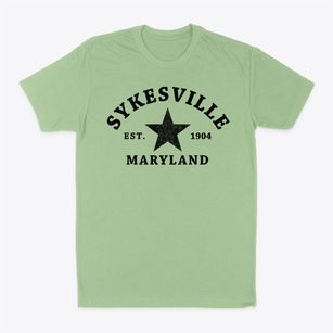 Sykesville Maryland Star Classic Dad T-Shirt