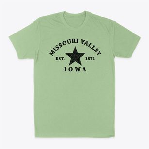 Missouri Valley Iowa Star Classic Dad T-Shirt