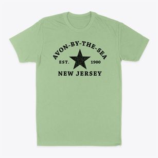 Avon-by-the-sea New Jersey Star Classic Dad T-Shirt