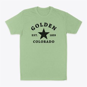 Golden Colorado Star Classic Dad T-Shirt