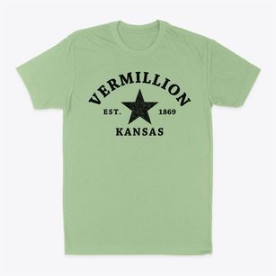 Vermillion Kansas Star Classic Dad T-Shirt