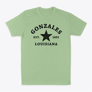 Gonzales Louisiana Star Classic Dad T-Shirt