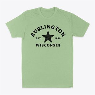 Burlington Wisconsin Star Classic Dad T-Shirt