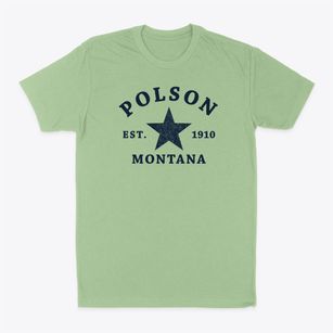 Polson Montana Star Classic Dad T-Shirt