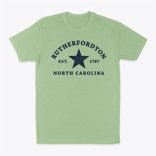Rutherfordton North Carolina Star Classic Dad T-Shirt