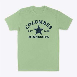 Columbus Minnesota Star Classic Dad T-Shirt