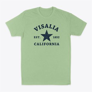 Visalia California Star Classic Dad T-Shirt