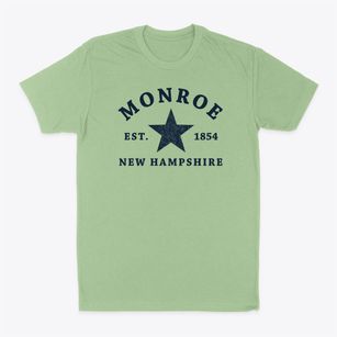 Monroe New Hampshire Star Classic Dad T-Shirt