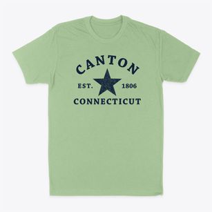Canton Connecticut Star Classic Dad T-Shirt