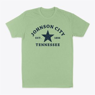 Johnson City Tennessee Star Classic Dad T-Shirt