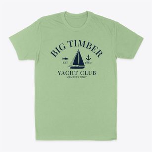 Big Timber Montana Yacht Club Classic Dad T-Shirt