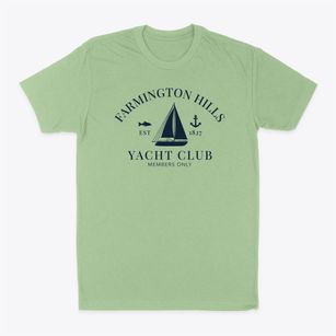 Farmington Hills Michigan Yacht Club Classic Dad T-Shirt