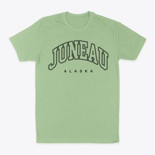 Juneau Alaska Inline Classic Dad T-Shirt
