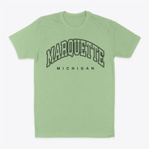 Marquette Michigan Inline Classic Dad T-Shirt