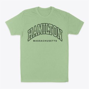 Hamilton Massachusetts Inline Classic Dad T-Shirt