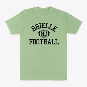 Brielle New Jersey Football Classic Dad T-Shirt