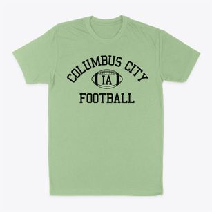 Columbus City Iowa Football Classic Dad T-Shirt
