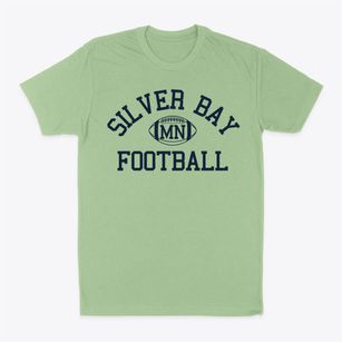 Silver Bay Minnesota Football Classic Dad T-Shirt
