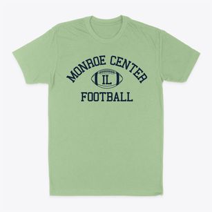 Monroe Center Illinois Football Classic Dad T-Shirt