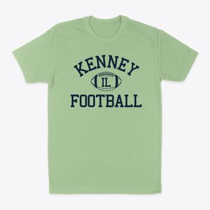 Kenney Illinois Football Classic Dad T-Shirt