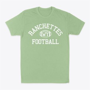 Ranchettes Wyoming Football Classic Dad T-Shirt