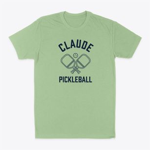 Claude Texas Pickleball Classic Dad T-Shirt