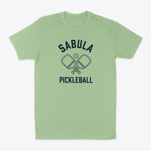Sabula Iowa Pickleball Classic Dad T-Shirt