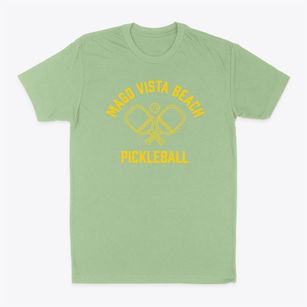 Mago Vista Beach Maryland Pickleball Classic Dad T-Shirt