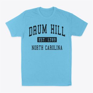 Drum Hill North Carolina Classic Established Classic Dad T-Shirt