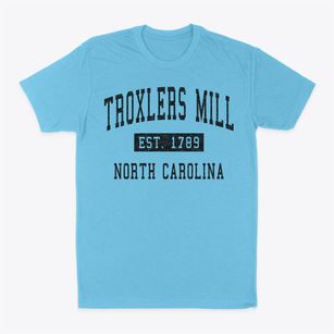 Troxlers Mill North Carolina Classic Established Classic Dad T-Shirt