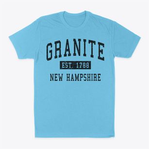 Granite New Hampshire Classic Established Classic Dad T-Shirt