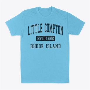 Little Compton Rhode Island Classic Established Classic Dad T-Shirt
