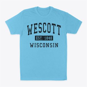 Wescott Wisconsin Classic Established Classic Dad T-Shirt