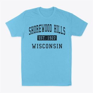 Shorewood Hills Wisconsin Classic Established Classic Dad T-Shirt
