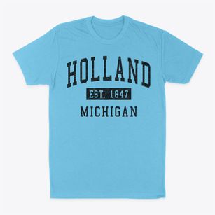 Holland Michigan Classic Established Classic Dad T-Shirt