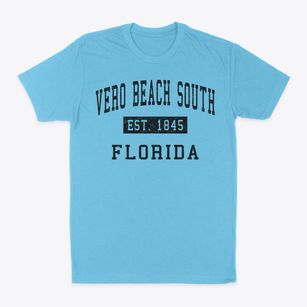 Vero Beach South Florida Classic Established Classic Dad T-Shirt