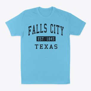 Falls City Texas Classic Established Classic Dad T-Shirt