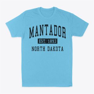 Mantador North Dakota Classic Established Classic Dad T-Shirt