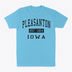 Pleasanton Iowa Classic Established Classic Dad T-Shirt
