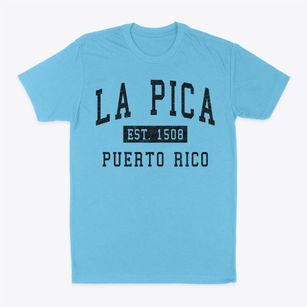 La Pica Puerto Rico Classic Established Classic Dad T-Shirt