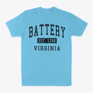 Battery Virginia Classic Established Classic Dad T-Shirt