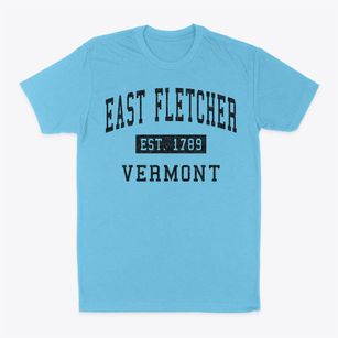 East Fletcher Vermont Classic Established Classic Dad T-Shirt