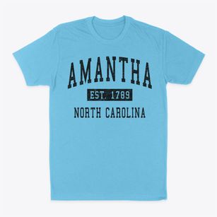 Amantha North Carolina Classic Established Classic Dad T-Shirt